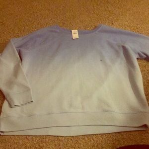 Blue ombré sweatshirt
